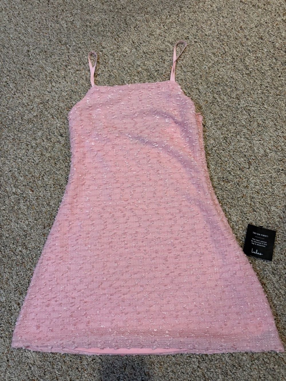 Pink LULUS mini dress